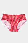 Rosaline Pure Cotton Full Coverage Slim Elastic Brief (Pack of 3)- Polka Dot Print — thumbnail 4